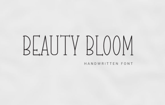 Beauty Bloom Font Poster 1