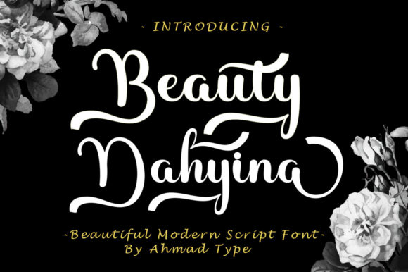 Beauty Dahyina Font Poster 1