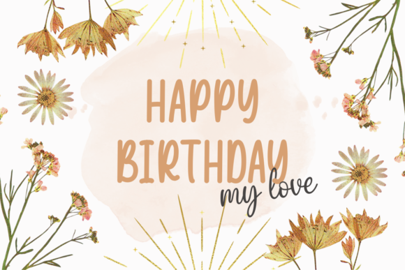 Beauty Dream Madelina Font Poster 5