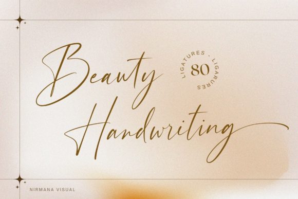 Beauty Handwriting Font Poster 1