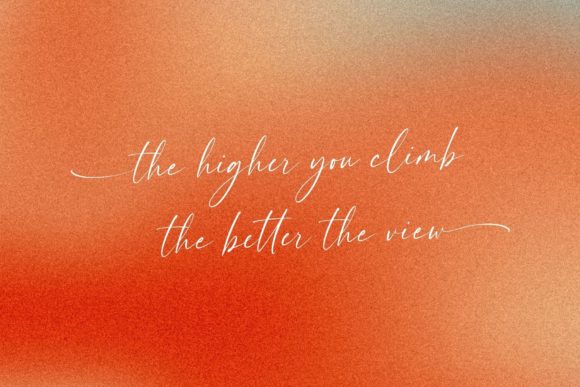 Beauty Handwriting Font Poster 6