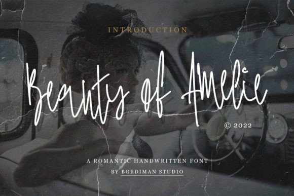Beauty of Amelie Font Poster 1