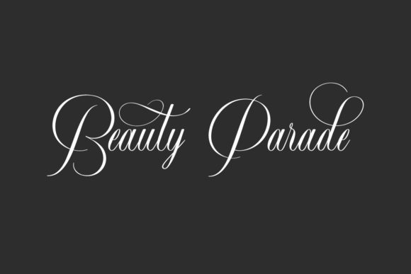 Beauty Parade Font Poster 1
