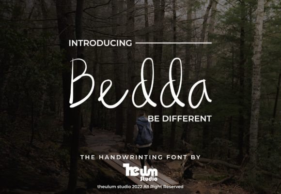 Bedda Font Poster 1