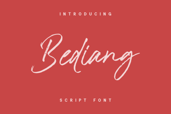 Bediang Font Poster 1