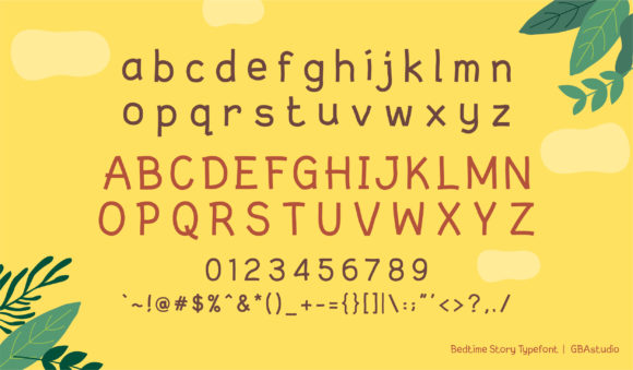 Bedtime Story Font Poster 4