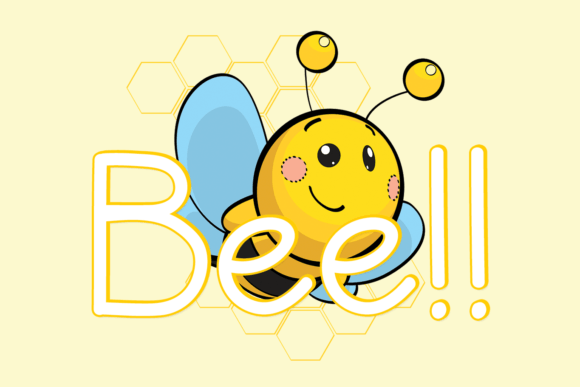 Bee Font Poster 1