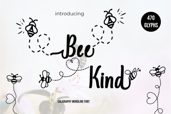 Bee Kind Font Poster 1