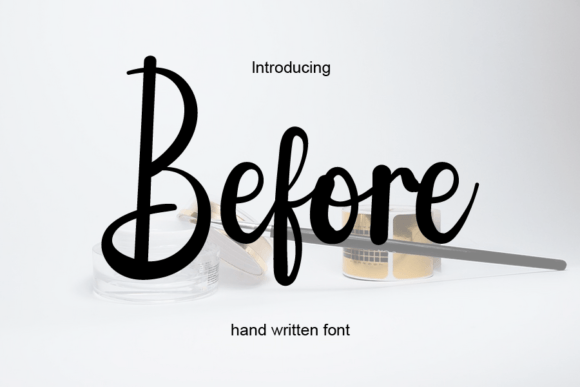 Before Font Poster 1