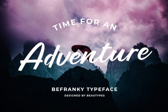 Befranky Font Poster 5