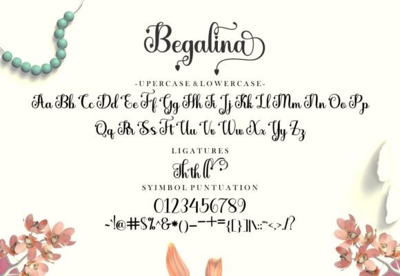 Begalina Font Poster 6