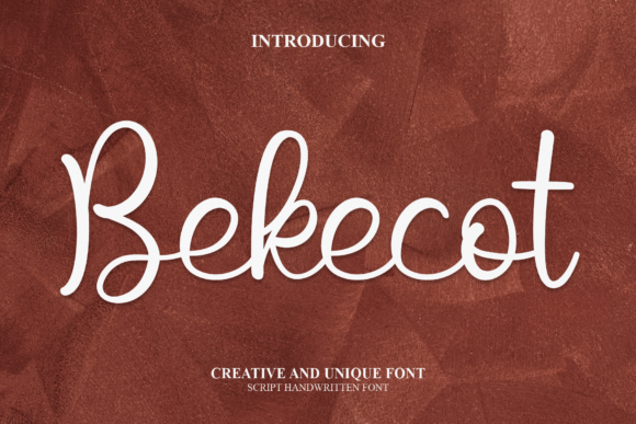 Bekecot Font