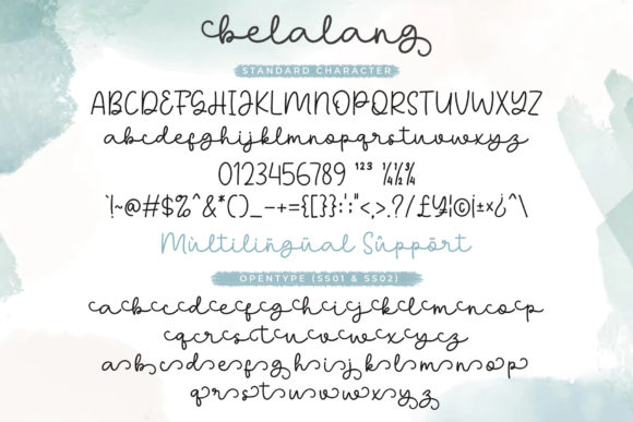 Belalang Font Poster 6