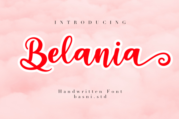 Belania Font Poster 1