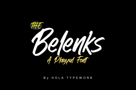 Belenks Font Poster 1