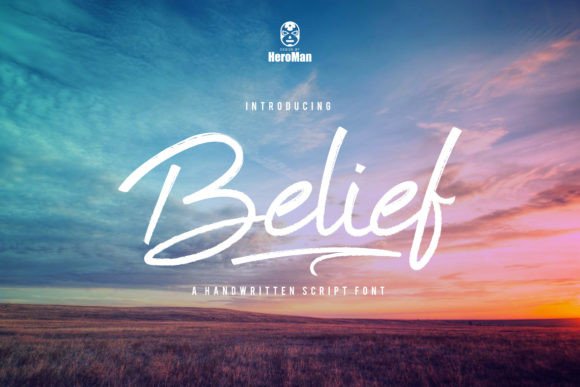 Belief Font Poster 3