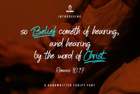 Belief Font Poster 4