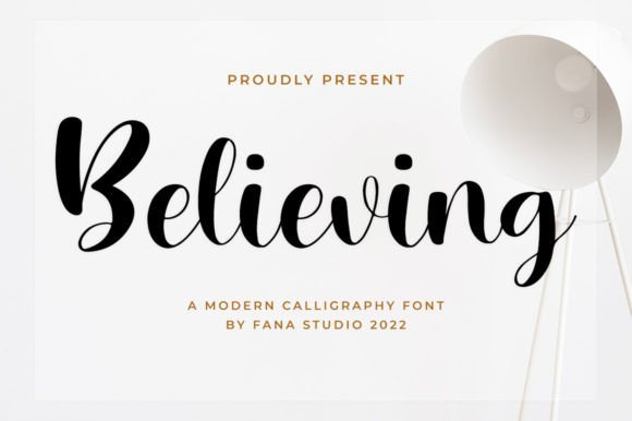 Believing Font Poster 1