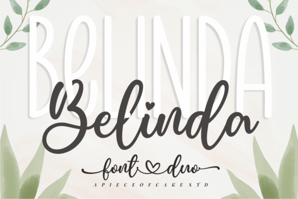 Belinda Font Poster 1