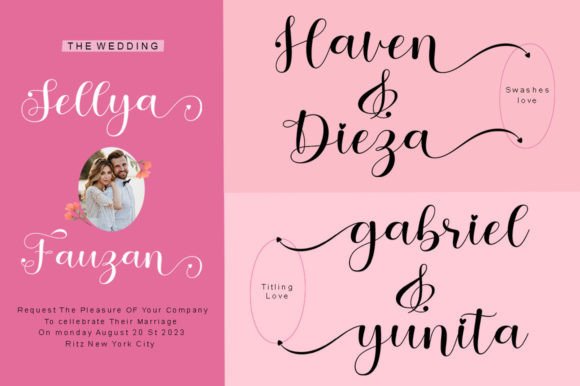 Belista Mourel Font Poster 3