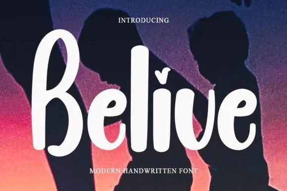 Belive Font Belive Font Poster 1