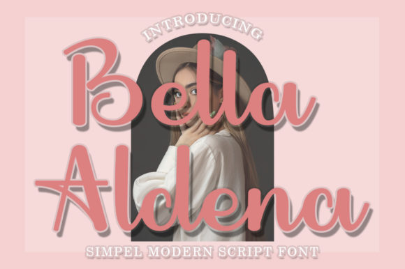 Bella Aldena Font Poster 1