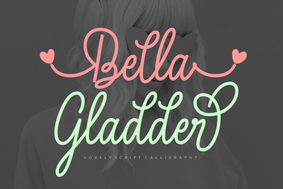 Bella Gladder Font Poster 1