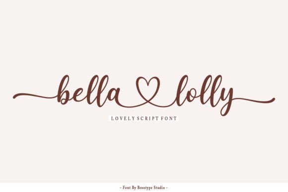 Bella Lolly Font Poster 1