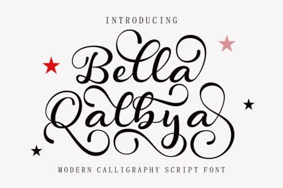 Bella Qalbiya Font Poster 1