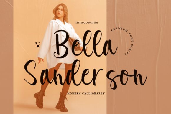 Bella Sanderson Font Poster 1