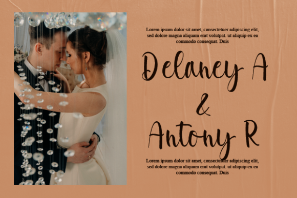 Bella Sanderson Font Poster 11