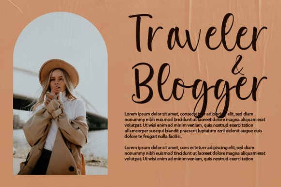 Bella Sanderson Font Poster 5