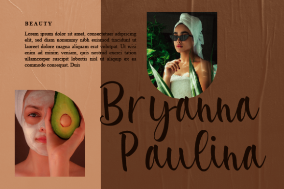Bella Sanderson Font Poster 6