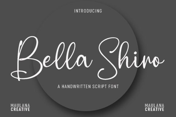 Bella Shiro Font Poster 1