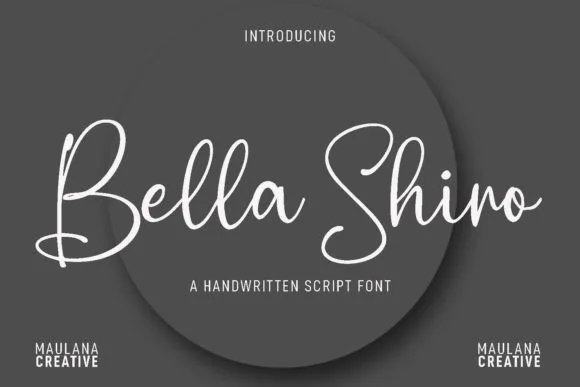 Bella Shiro Font Bella Shiro Font Poster 1