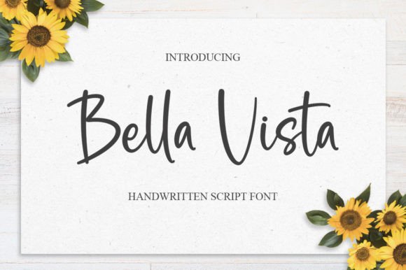 Bella Vista Font Poster 1