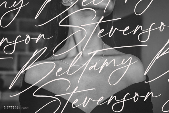 Bellamy Stevenson Font Poster 11