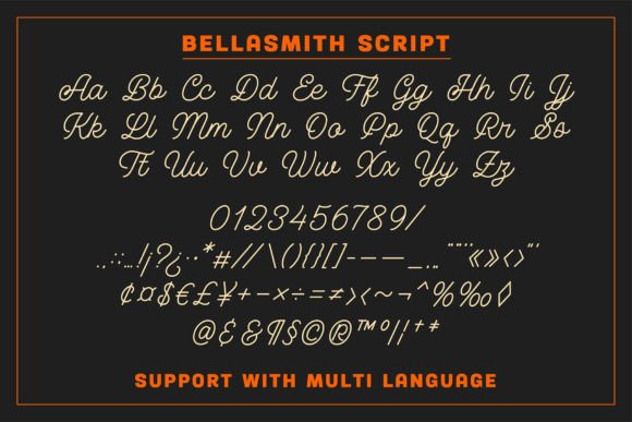 Bellasmith Font Poster 3