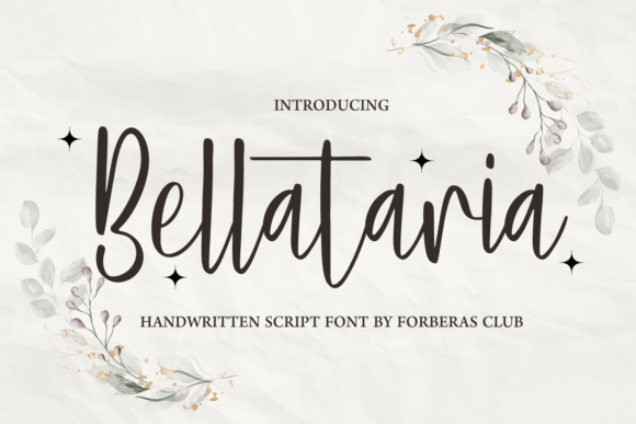 Bellataria Font Poster 1