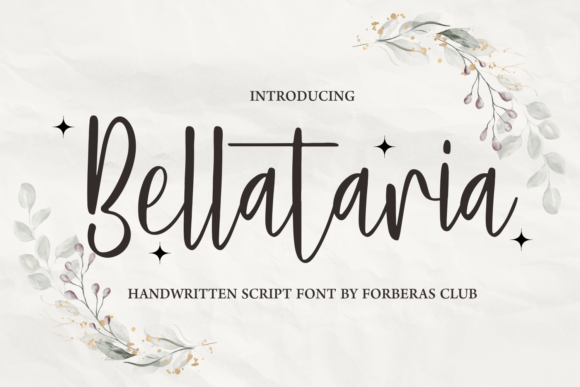 Bellataria Font Bellataria Font Poster 1