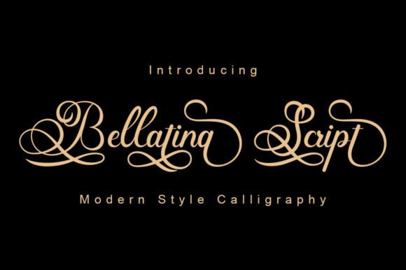 Bellatina Script Font