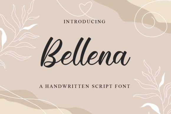 Bellena Font Poster 1