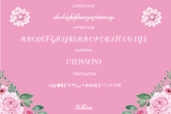 Bellerin Font Poster 5