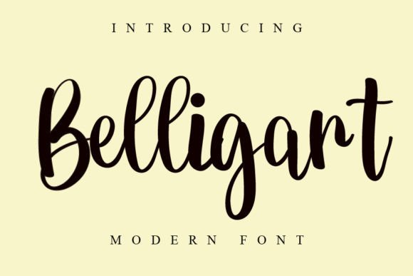 Belligart Font Poster 1