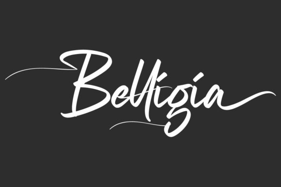 Belligia Font Poster 1