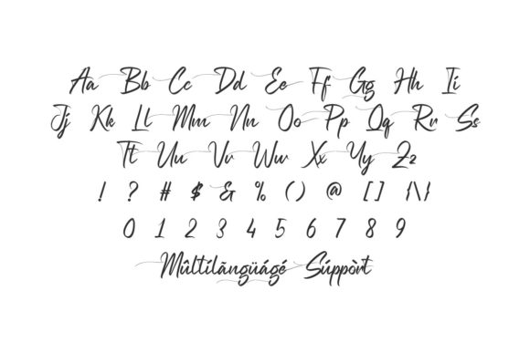 Belligia Font Poster 3