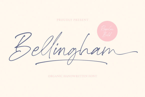 Bellingham Script Font