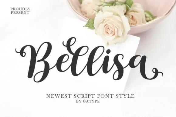Bellisa Font Bellisa Font Poster 1