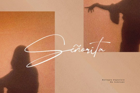 Bellogia Signature Font Poster 5