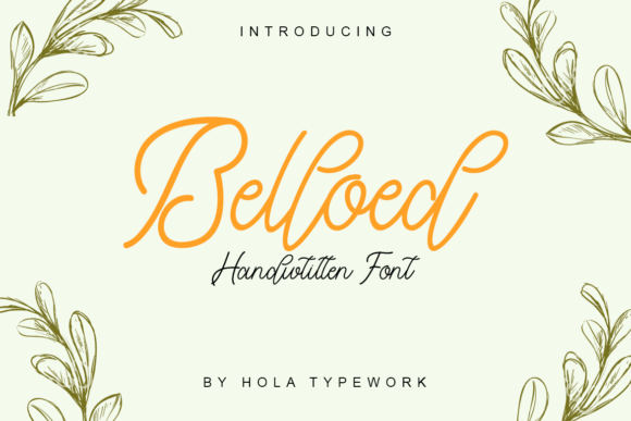 Belloved Font Belloved Font Poster 1